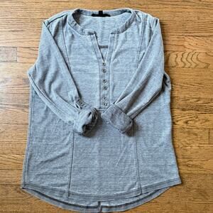 Jane + Delancey Waffle Knit Long Sleeve Sloughy Top Size Medium